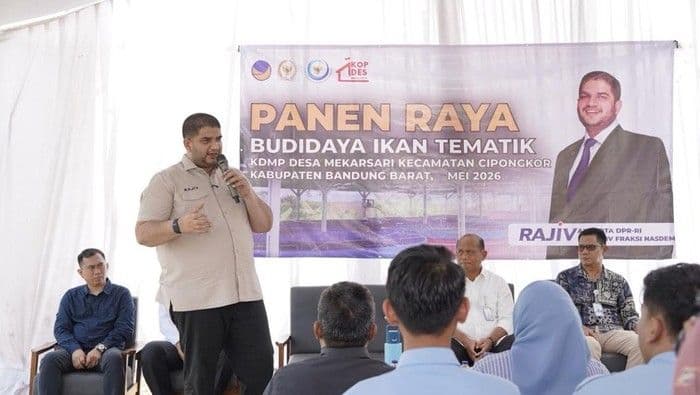 Rajiv Dorong Hasil Budidaya Ikan Tawar Diserap SPPG untuk Program MBG
